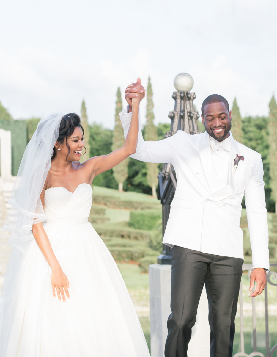 Dwayne's wedding to Gabrielle Union! Dwyane Wade Gabrielle Union Miami Chateau Artisan Wedding! Dwyane Wade And Gabrielle Union's Wedding! Absolutely amazing photos of the gorgeous actress and basketball player. 