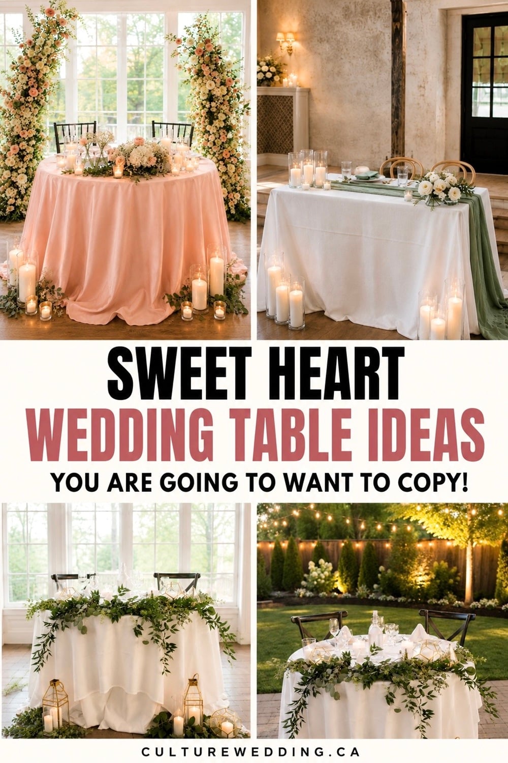 Transform your wedding reception with adorable sweetheart table ideas that capture the essence of romance and intimacy. Create a charming focal point with lush floral arrangements, twinkling fairy lights, and elegant table settings. Incorporate personalized elements like customized nameplates or meaningful photo displays. For a whimsical touch, add pops of vibrant colors or delicate lace accents. Explore themes like rustic chic, vintage glam, or modern minimalist to match your wedding style. Keywords: sweetheart table decor, wedding reception ideas, romantic table settings, personalized wedding decor.