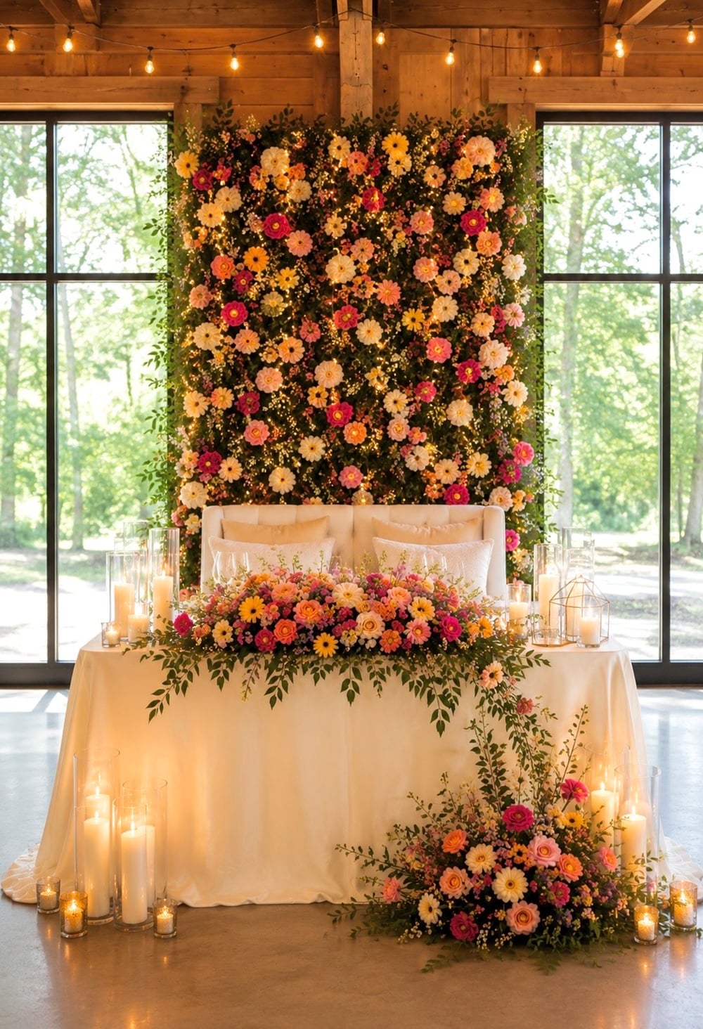 Transform your wedding reception with stunning bride and groom table backdrops that exude elegance and romance. Imagine a cascading floral arch or a shimmering drape of fairy lights setting the scene for your special day. These inspirational designs are perfect for creating unforgettable photo opportunities and adding a touch of sophistication to your celebration. Whether you're envisioning a rustic wooden backdrop, a lush greenery wall, or a modern geometric design, these ideas will make your head table the focal point of your reception. Keywords: elegant wedding backdrop, bride and groom table, wedding decor ideas, romantic backdrops, sophisticated wedding decorations.