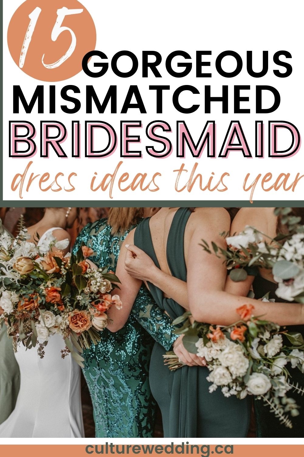 All the Mix-and-Match Bridesmaid Dress Inspiration for the most unique bridal party. Learn How to mix and match bridesmaid dresses with different colors and fabrics, like velvet, sequin and florals. See our collection of bridesmaid dresses and separates and how to create an Ombre wedding palette.