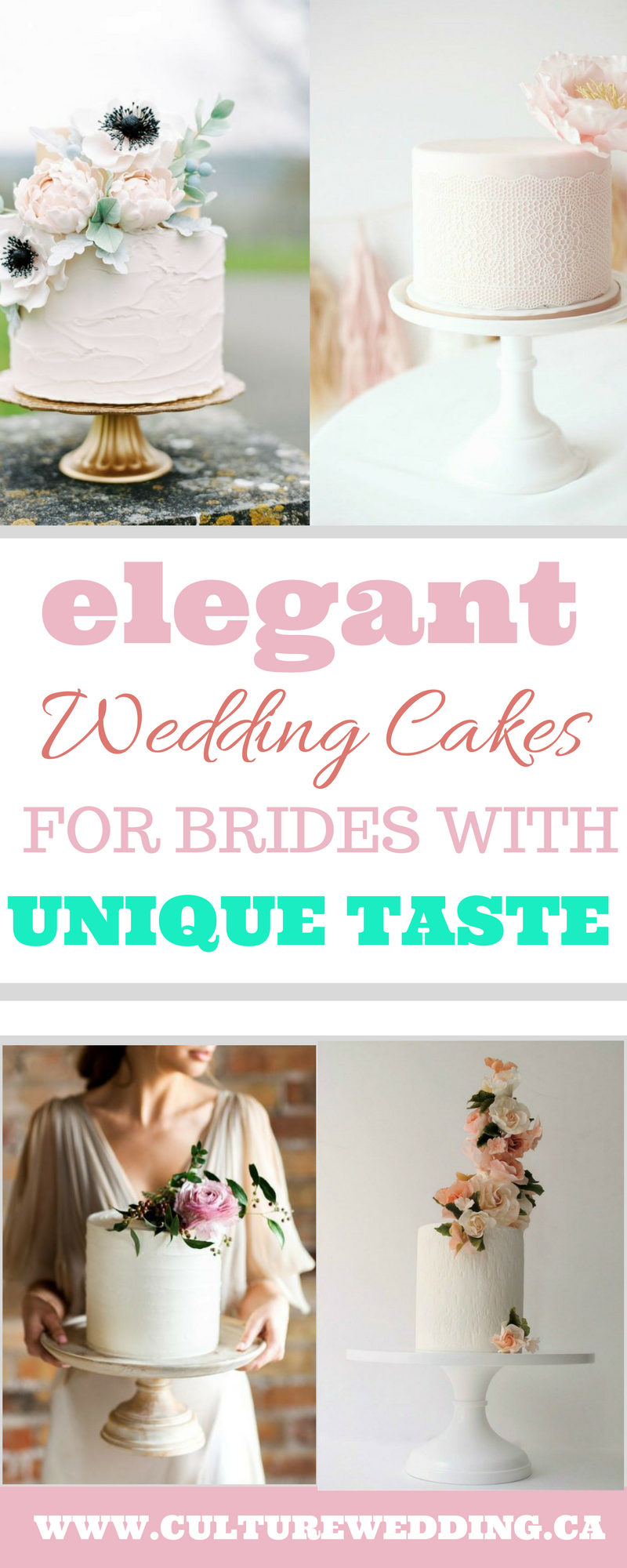 Unique Romantic And Elegant Wedding Cake Trends For Brides