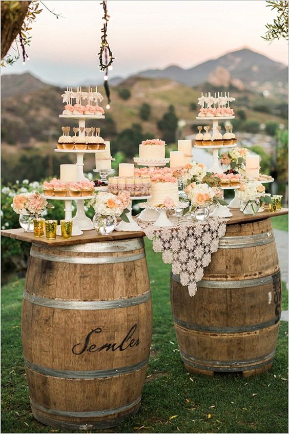 15 Easy Dessert Table Displays To Really Wow Your Wedding Guests