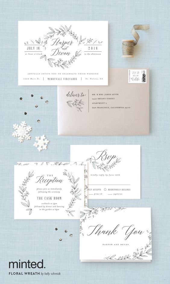 The most affordable Wedding Invitations from Minted