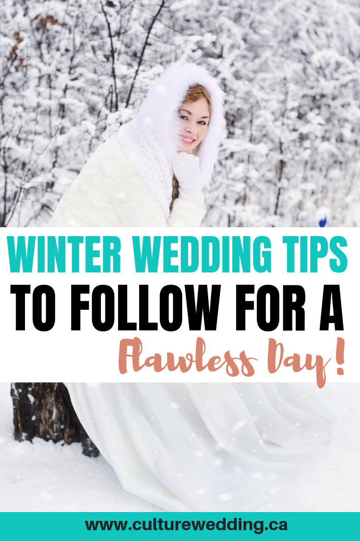 Here are a few winter wedding ideas you can follow to plan the perfect wedding. Winter wedding ideas on a budget for those trying to save money. Planning a winter wonderland wedding? Follow these tips! #winterwedding #weddingtips #winterwonderland