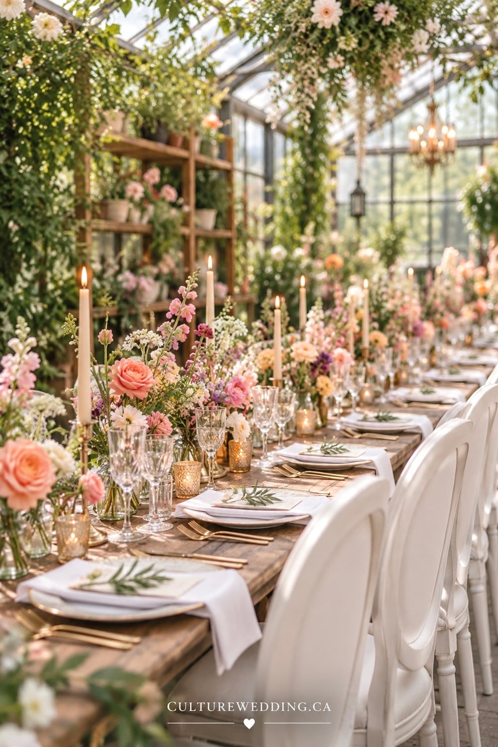 Greenhouse wedding ideas for a romantic celebration surrounded by lush greenery, beautiful flowers and natural light. Find greenhouse wedding decor, greenhouse wedding reception ideas, greenhouse wedding decorations, botanical wedding ideas, garden wedding decor, indoor garden wedding ideas, floral wedding decorations, greenhouse wedding reception decor, greenery wedding centerpieces, plant wedding decor, romantic wedding ideas, elegant wedding decorations and nature-inspired wedding details. Perfect for a spring or summer wedding, intimate ceremony, garden reception or couples who love botanical wedding themes.