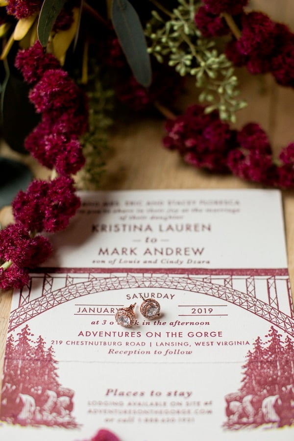 winter wedding invitation ideas