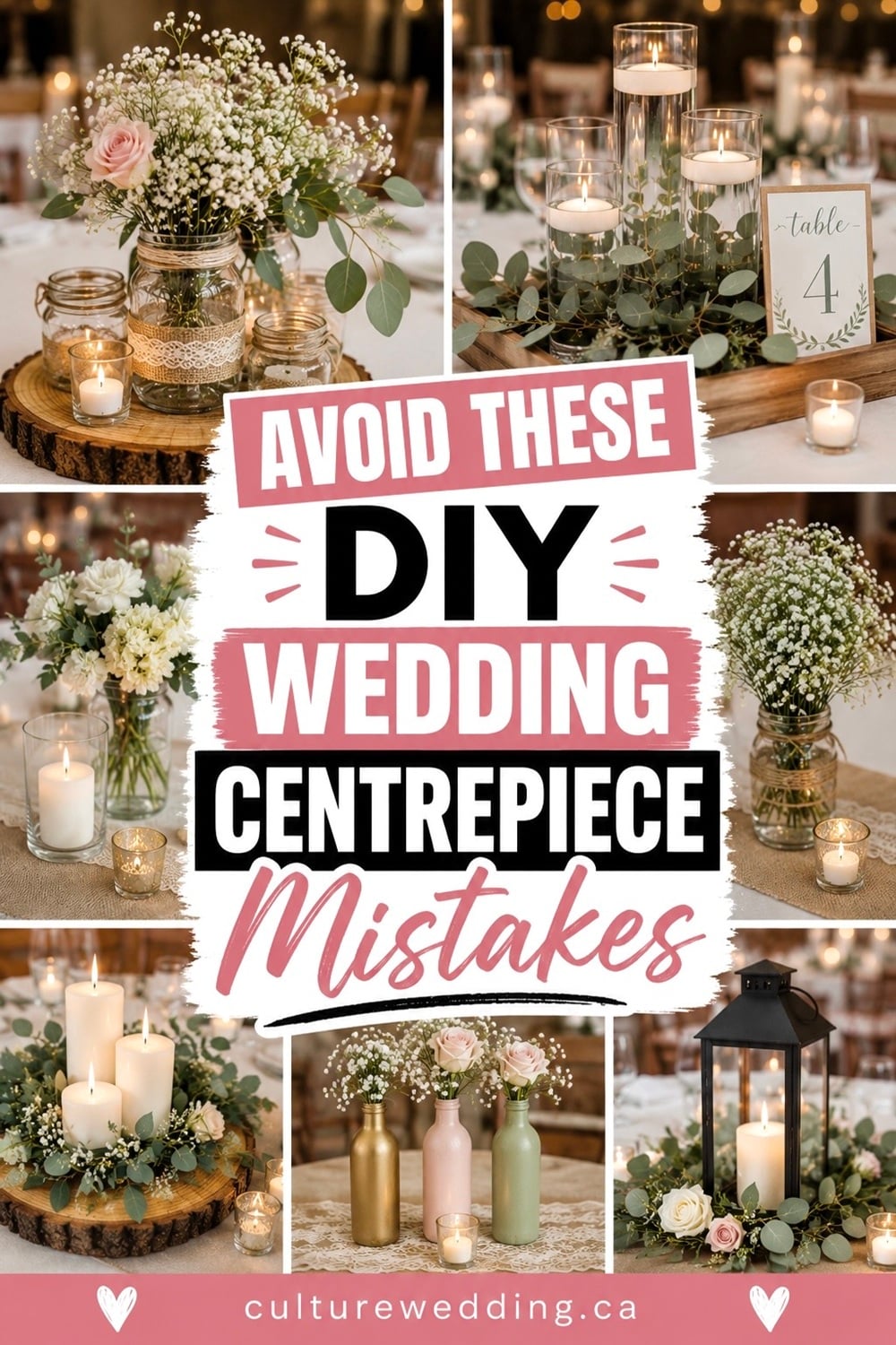 Transform your wedding reception into a magical wonderland with these stunning DIY wedding centrepiece ideas! Discover chic, budget-friendly designs perfect for any theme, from rustic to elegant. Incorporate mason jars, fairy lights, and seasonal blooms to create unforgettable tablescapes. These creative projects will not only impress your guests but also add a personal touch to your special day. Make your wedding Pinterest-worthy with these easy-to-follow tutorials. Explore now and turn your vision into reality! #DIYWedding #WeddingDecor #CenterpieceIdeas #WeddingInspiration