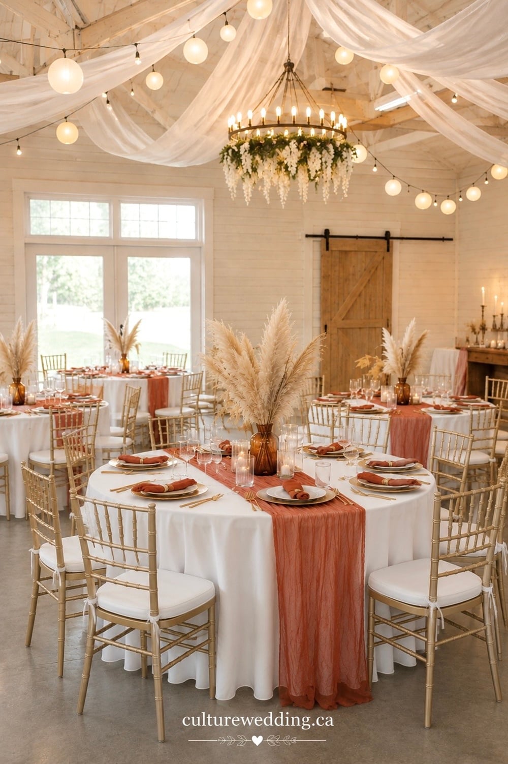 Create the perfect autumn ambiance with DIY fall wedding centrepieces that showcase the season's beauty. Capture the essence of fall with warm tones, rustic elements, and natural textures. Incorporate earthy colours like burnt orange, deep red, and golden yellow to complement your wedding theme. Use pumpkins, acorns, and dried foliage for a charming touch. Handcrafted fall centrepieces add a personal and memorable element to your big day. Explore ideas and tutorials to craft stunning arrangements that stand out. Perfect for a rustic, vintage, or bohemian wedding. 🍂 #FallWeddingDecor #RusticWeddingIdeas #DIYWeddingDecor