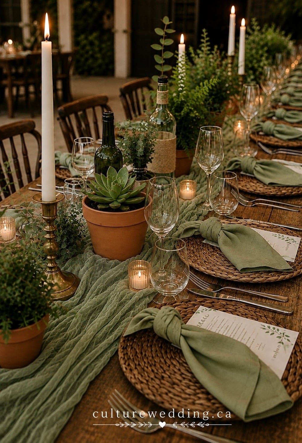 Transform your dining table into a lush, aromatic oasis with Potted Herb Centrepieces. These versatile and eco-friendly decorations are perfect for adding a touch of nature to any gathering. Use fresh herbs like basil, rosemary, and thyme for a fragrant ambiance that doubles as a culinary delight. Ideal for weddings, parties, or everyday elegance, these centrepieces are easy to create and maintain. Discover DIY tips, styling ideas, and more on Pinterest to craft the perfect centrepiece. Click for ideas for: Herb garden, DIY, eco-friendly decor, table setting, rustic charm, sustainable living.