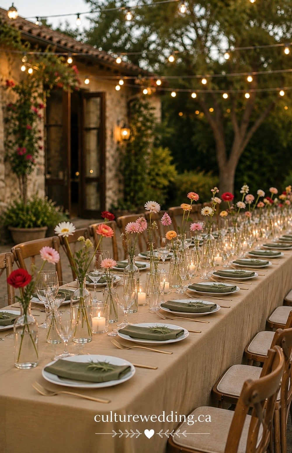 Transform your wedding reception with stunning single-stem wedding centrepieces! These chic, minimalist arrangements create a sophisticated atmosphere, perfect for couples seeking a modern touch. 🌿✨ Discover the beauty of single blooms like roses, lilies, or hydrangeas, elegantly displayed in glass vases or rustic mason jars. Ideal for any theme, from boho to classic, these centrepieces are budget-friendly and effortlessly stylish. Explore our collection for more inspiring wedding decor ideas! #WeddingInspiration #SimpleElegance #CenterpieceGoals