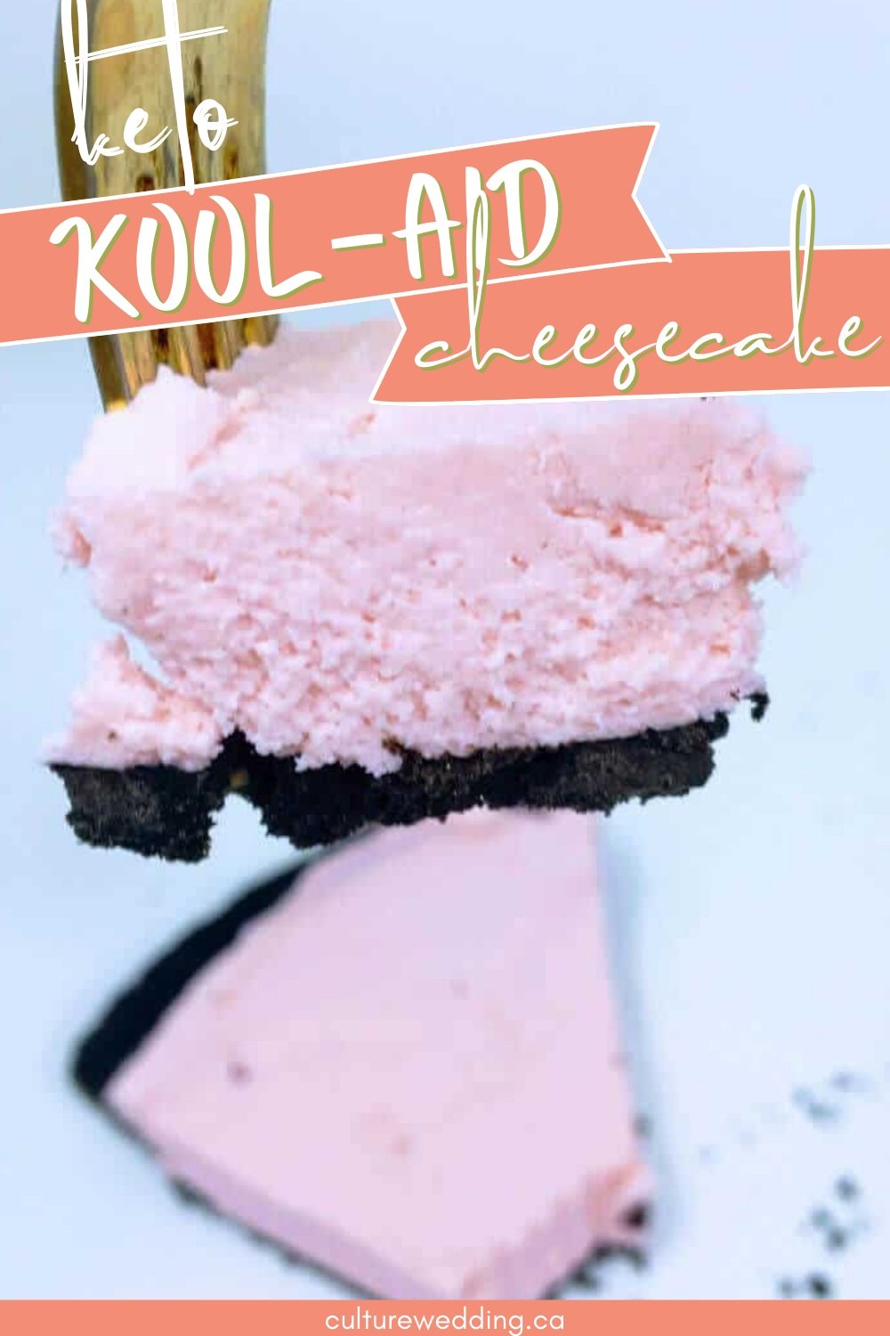 Keto Kool Aid Cheesecake Recipe! This Keto Kool Aid Cheesecake Recipe is easy and delicious