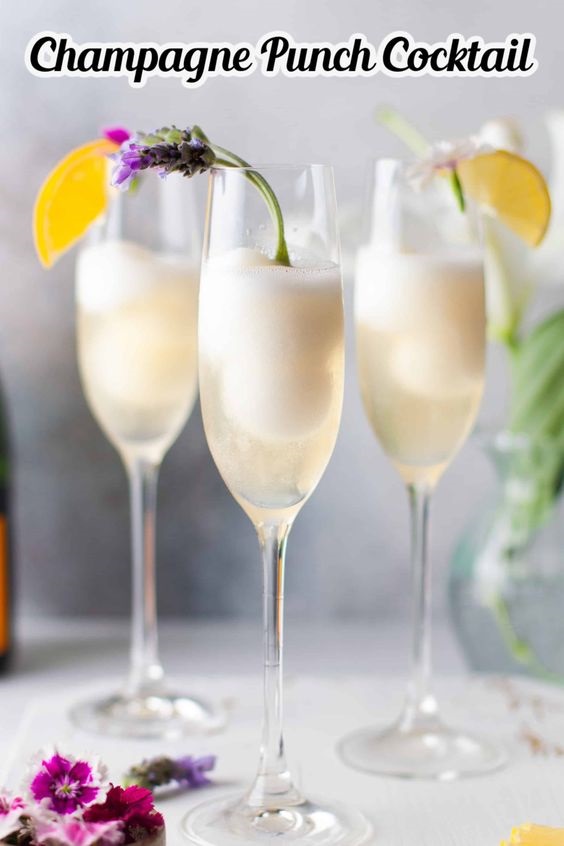 Simple Champagne Punch Cocktail When it comes to celebrating a special occasion, you can’t pick a better drink than champagne. But plain champagne is so boring! The next time you’re ready to celebrate, try dressing up your plain cocktail with one simple ingredient…sorbet! This easy champagne punch cocktail is a beautiful drink that’s perfect for any occasion.