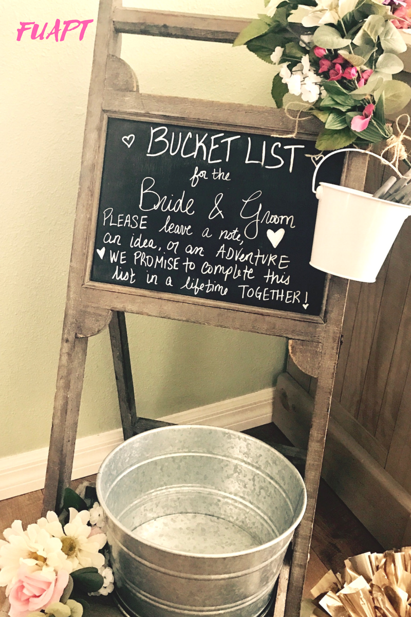 Are you looking for fun games for your wedding shower event?This bucket list is a great activity to get your guests involved in! 