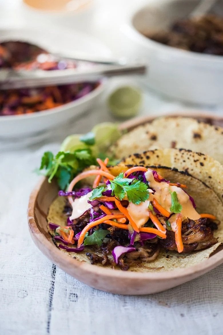 Delicious tacos to be served at a fall wedding! Here is a list of delicious fall wedding food ideas you can serve at your fall wedding.