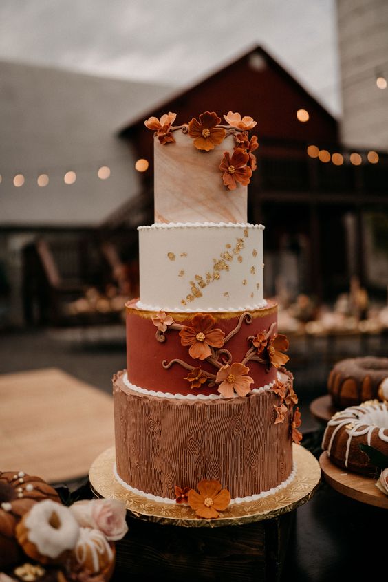 Autumn shop wedding cake