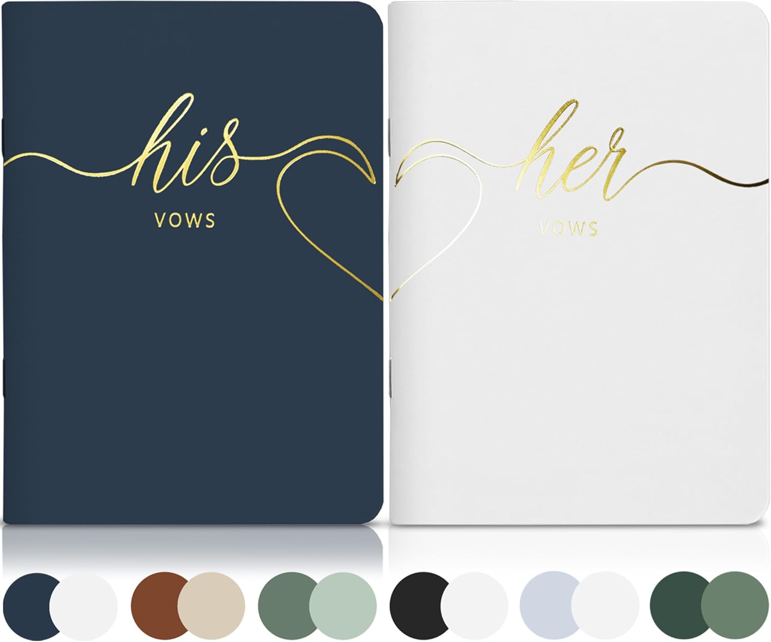 Wedding Vow Books,Original Vow Books His and Hers,Perfect Wedding Essentials for Your Wedding Day