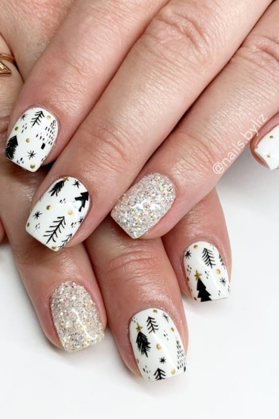 Check out these stunning Bridal holiday nail ideas! Festive Christmas Nail Art Ideas for weddings. White wedding nails for the holidays. Whether you are looking for winter wedding nail ideas or need holiday nail inspiration, we have some great ideas for you today.