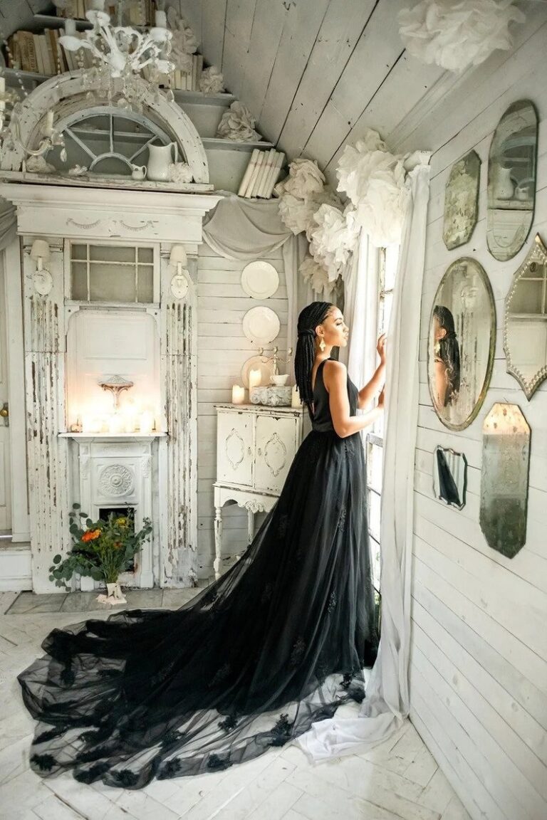 What Does A Black Wedding Dress Symbolize?
