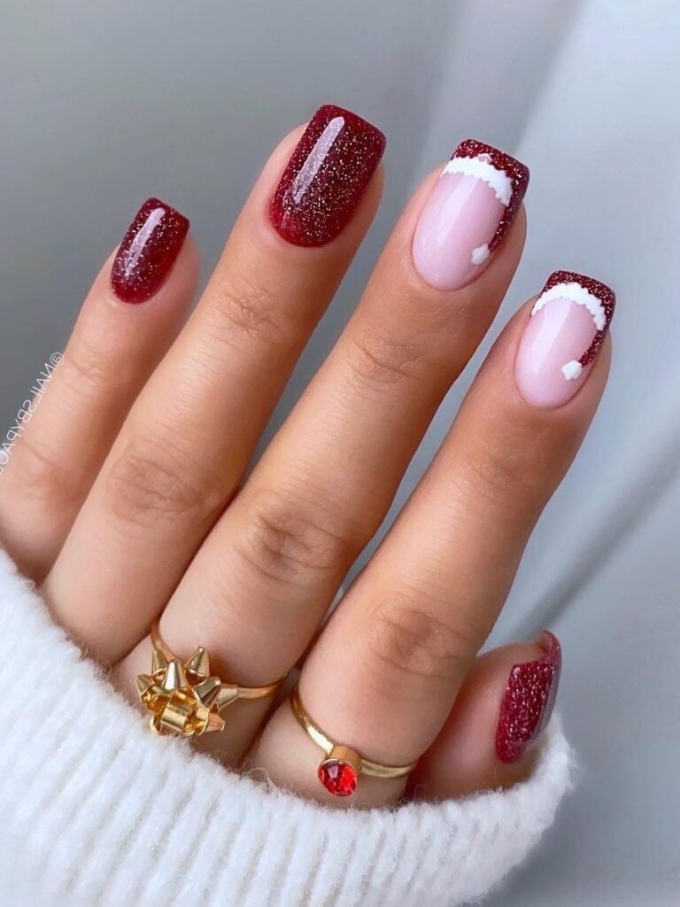 Gorgeous Winter Nail Ideas for the Holiday Season! Are you searching gorgeous winter nail ideas? see these winter nail designs that are perfect for the holidays! This post is all about winter nails! While it's super cold and dreary outside, these nail designs will bring a little warmth (and color!) back into your life! We have included 45 Gorgeous Ideas for Winter Nails That You’ll Love.