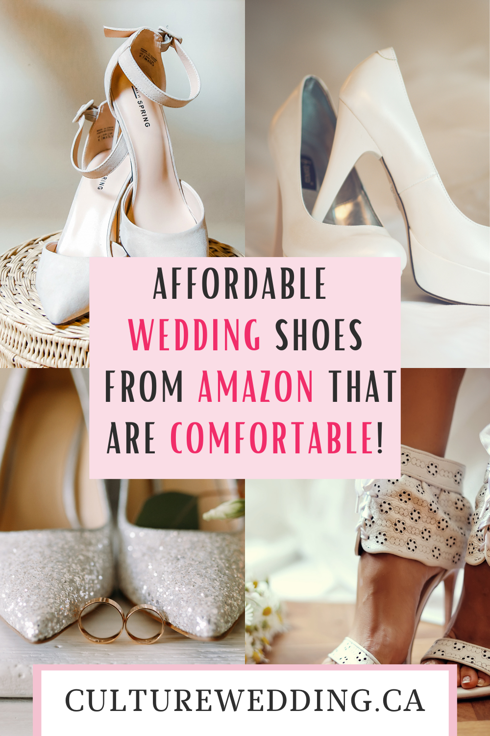 25 Stunning Wedding Shoes on Amazon That Are Affordable