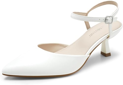 Elegant wedding shoes from Amazon! Wedding high heels from Amazon! Cute heels you can wear on your wedding. These wedding shoes are not expensive and wont break the bank!