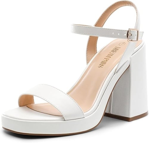 Buy affordable wedding shoes from Amazon especially if you are on a budget! These wedding pumps are amazing and will look stunning on your wedding day. Go ahead and grab these amazing wedding pumps on Amazon today.