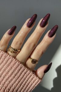 40 Dazzling Winter Wedding Nails For Winter Brides