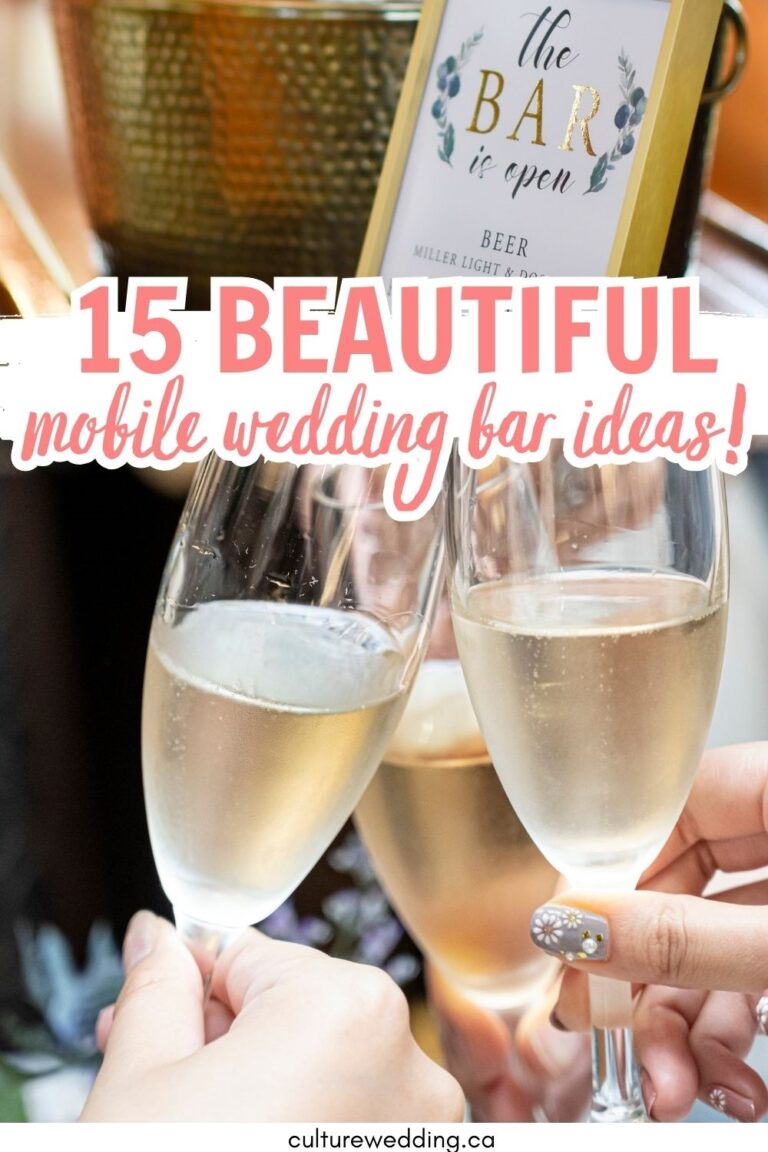 15 Beautiful Wedding Mobile Bars For Your Big Day