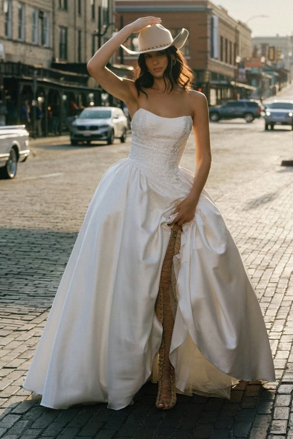 Discover your dream wedding dress without breaking the bank with these affordable dresses! From elegant ball gowns to chic sheath dresses, we have a variety of styles to suit every bride's taste. Whether planning a beach wedding or a traditional ceremony, our affordable wedding dresses are designed to make you look and feel beautiful on your special day. Find the perfect dress that fits your style and budget today!