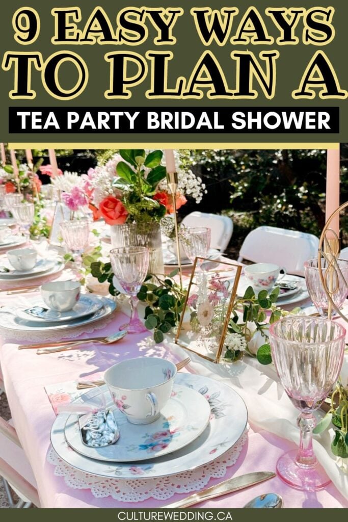 9 Romantic DIY Bridal Shower Tea Party Ideas For Tea Lovers