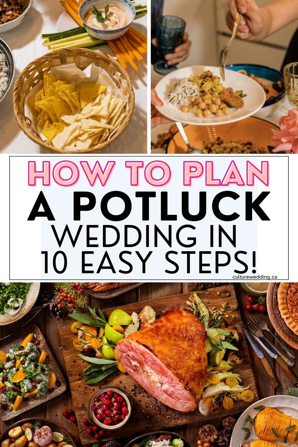 Dreaming of a unique, budget-friendly wedding? Consider a potluck wedding! Start by creating a theme to inspire your guests' culinary contributions. Sending invitations with dish suggestions for your potluck wedding will ensure a variety of options. Arrange a buffet-style setup with labels for each dish, including dietary info. Incorporate personal touches, such as family recipes, for a sentimental touch. Don't forget to provide essentials like utensils, napkins, and drinks. A potluck wedding fosters community, adds charm, and creates lasting memories!