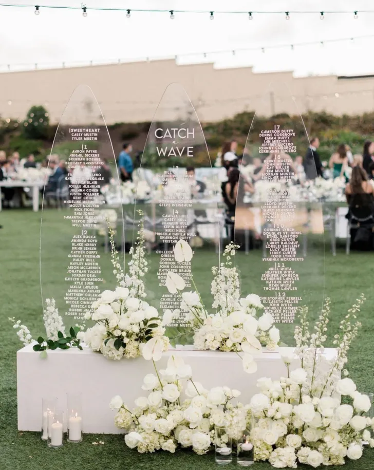 Check out these whimsical and playful seating arrangements that will leave a lasting impression on your wedding guests. From interactive escort card displays to themed table settings, these ideas bring a touch of fun and creativity to your special day. Imagine a carnival-themed seating arrangement complete with colourful tickets as escort cards, or a travel-inspired setup with vintage suitcase displays. Explore endless possibilities to reflect your unique style and entertain your guests while ensuring a smooth and delightful experience. Let your imagination run wild and make your wedding seating an unforgettable part of your celebration! 🌈💒 