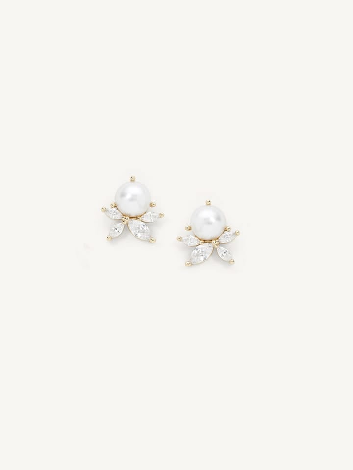 Jewelry ideas for Bridesmaids - Looking for a timeless and elegant gift for your bridesmaids and maid of honor? Consider these stunning pearl stud earrings, a classic choice that exudes sophistication and grace. Perfectly suited for any bridal theme, these earrings effortlessly complement the dresses and add a touch of elegance to the overall ensemble. Not only do they symbolize purity and loyalty, but they also serve as a lasting keepsake, reminding your bridal party of the special day and the cherished moments shared. Lightweight and versatile, these earrings can be worn long after the wedding, making them a practical yet sentimental choice. Give your bridesmaids a gift that combines beauty, tradition, and heartfelt appreciation.