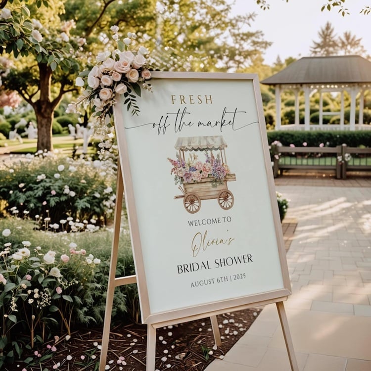 Fresh Off the Market Bridal Shower Theme! Celebrate love's fresh start with a "Fresh Off the Market" bridal shower theme! Embrace spring with vibrant farmer's market vibes featuring fresh fruit, flowers, and rustic dรฉcor. Set up charming stalls with baskets of seasonal produce, and use gingham tablecloths for a country touch. Delight guests with farm-to-table treats and a refreshing lemonade stand. This cheerful, nature-inspired theme is perfect for a bride who loves all things bright and blooming! ๐ฟ๐ #BridalShower #SpringTheme #FarmersMarketVibes