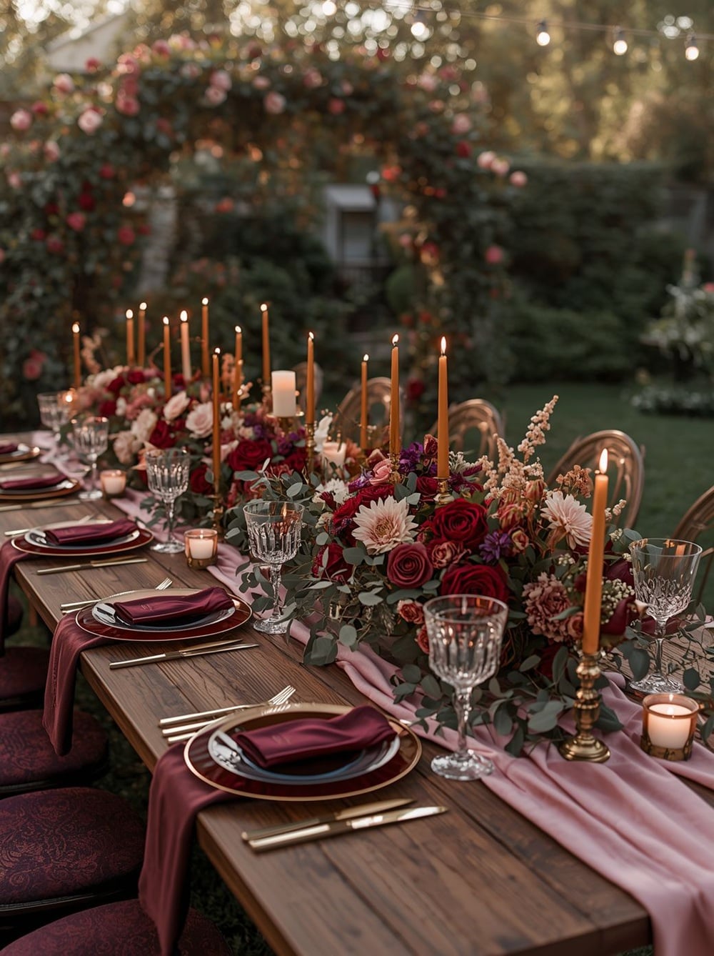 Plum, Merlot & Dusty Rose Wedding Ideas. Create a romantic and timeless wedding with our stunning Plum, Merlot & Dusty Rose color palette! These rich, elegant hues add warmth and sophistication to your big day. Picture lush floral arrangements, bridesmaid dresses in soft dusty rose, and table settings adorned with merlot accents. Perfect for a chic autumn celebration or a cozy winter affair, these colours offer endless possibilities for a memorable event. Embrace the beauty of these shades and craft a wedding that’s as unique and beautiful as your love story!