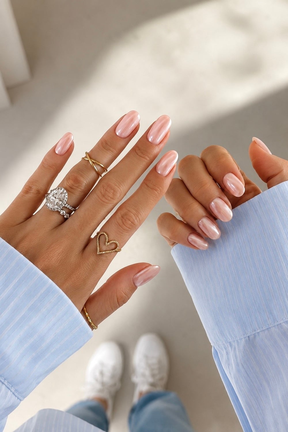 Elevate your manicure game with these stunning baby pink chrome nail ideas! Perfect for any occasion, these nails offer a chic and modern twist on a classic colour. From subtle shimmer to bold metallic finishes, explore how versatile baby pink can be. Ideal for weddings, parties, or everyday glam, these nails add a touch of elegance and sophistication to every look. Baby pink nails, chrome nails, nail art, manicure ideas, nail trends. Discover these stylish inspirations and let your nails shine like never before!