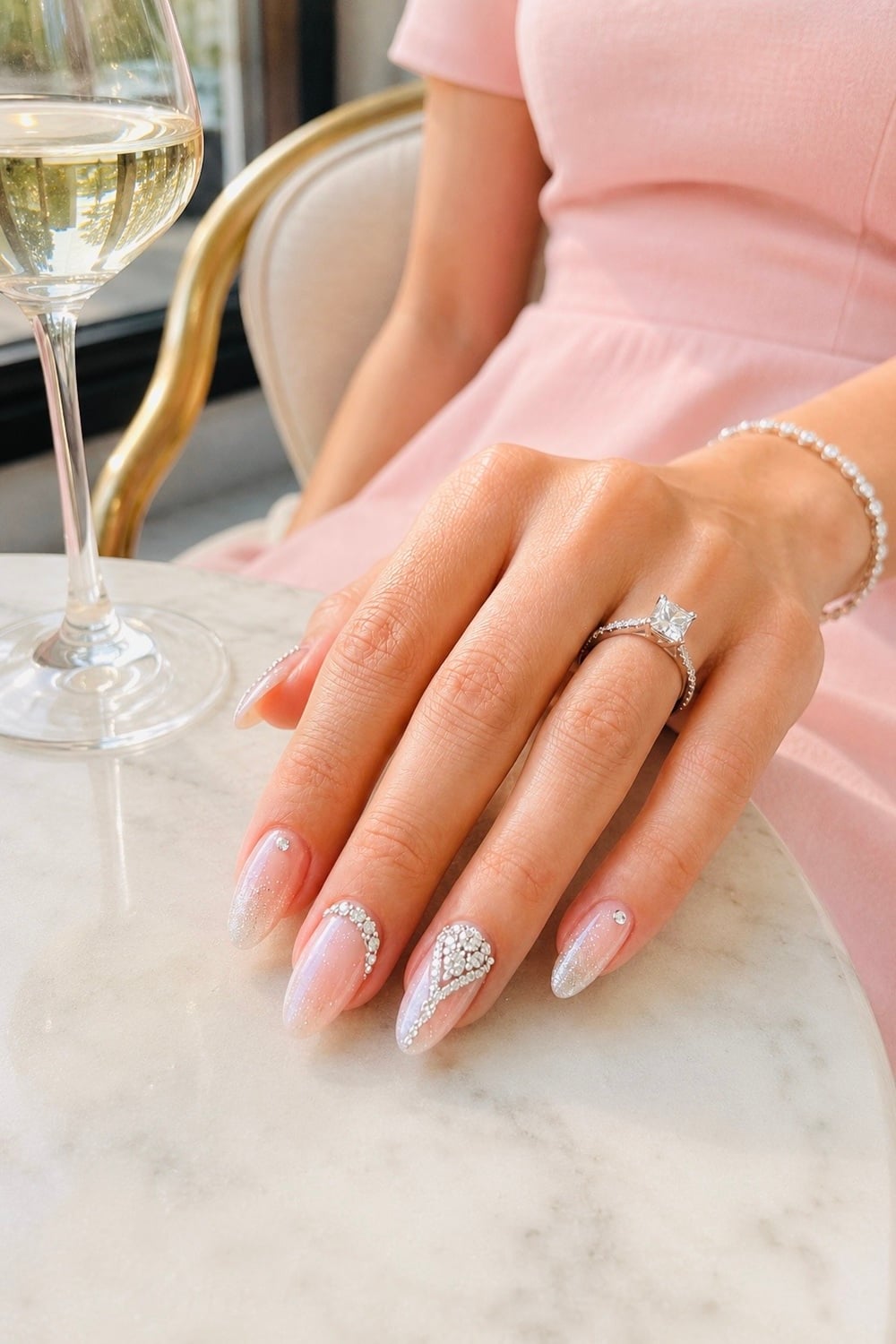 Transform your manicure with Tiny Crystal Accent Nails—a chic, dazzling trend that adds elegance to any occasion. These sparkling nail designs are ideal for weddings, parties, or simply elevating your everyday style. With endless possibilities, you can create unique looks that range from subtle sophistication to bold glamour. Crystal nail art, minimalist nail design, and elegant nail trends help ensure your nails shine in the Pinterest spotlight. Discover how these delicate embellishments can make your nails a standout feature in any setting!