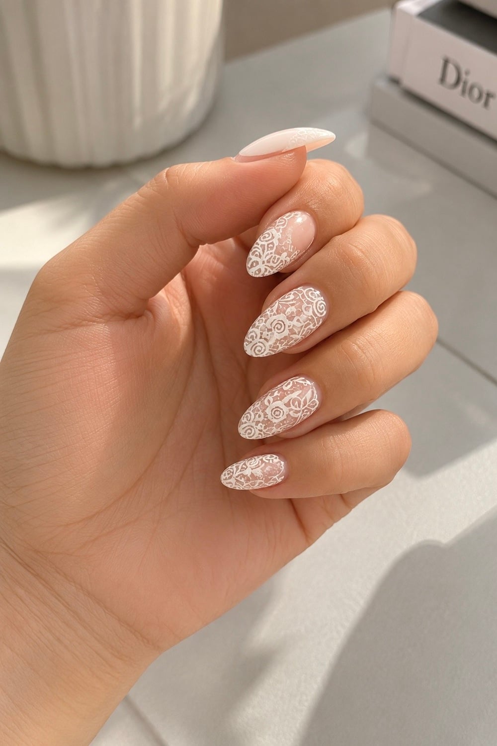 Discover the perfect blend of elegance and romance with white lace engagement nail ideas, ideal for brides-to-be. These delicate lace nail designs encapsulate timeless beauty, making them the perfect choice for your special day. Featuring intricate lace patterns and subtle elegance, these nails complement any bridal look. Capture the essence of your wedding theme while maintaining a classic and sophisticated style. Check out wedding nail art, bridal lace nails, and engagement nail trends for more ideas on Pinterest. Transform your bridal style with these exquisite and romantic nail ideas!