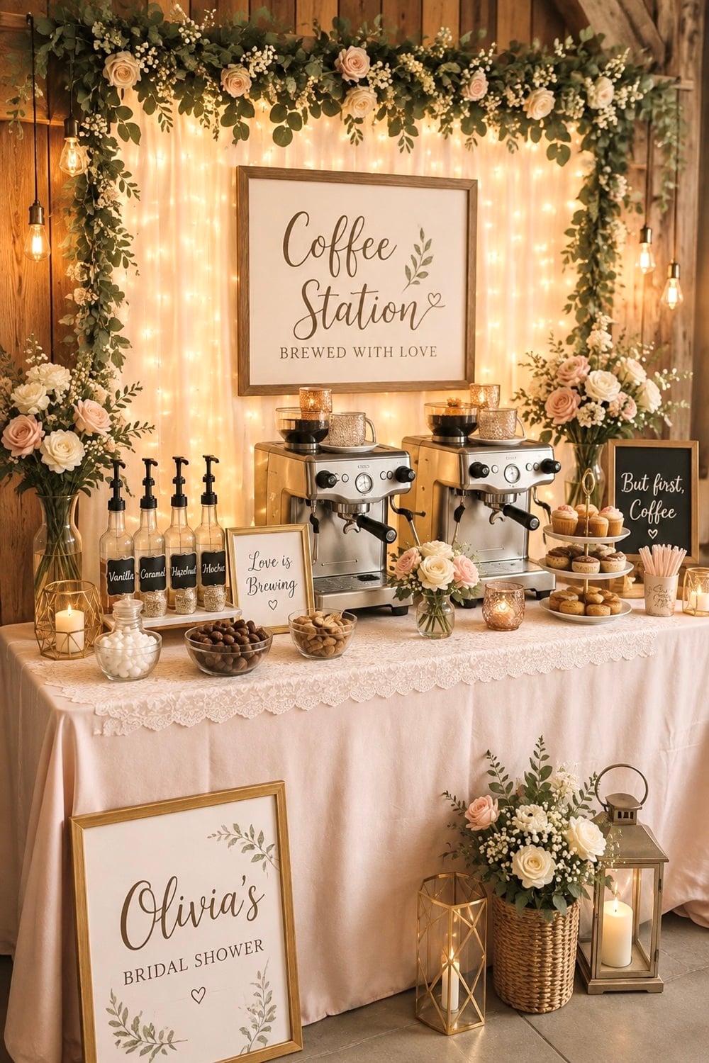 Love is Brewing bridal shower theme. Celebrate the bride-to-be with a charming "Love is Brewing" bridal shower! This coffee-themed party is perfect for caffeine lovers and offers a cozy, warm ambiance that guests will adore. Set the scene with latte-inspired decor, vintage teacups, and aromatic coffee scents. Incorporate personal touches like custom coffee mugs and a DIY coffee bar. Keywords: bridal shower ideas, coffee theme, wedding shower, party decor. Discover trending ideas and tips on Pinterest to make this day as special as a perfectly brewed cup of love!