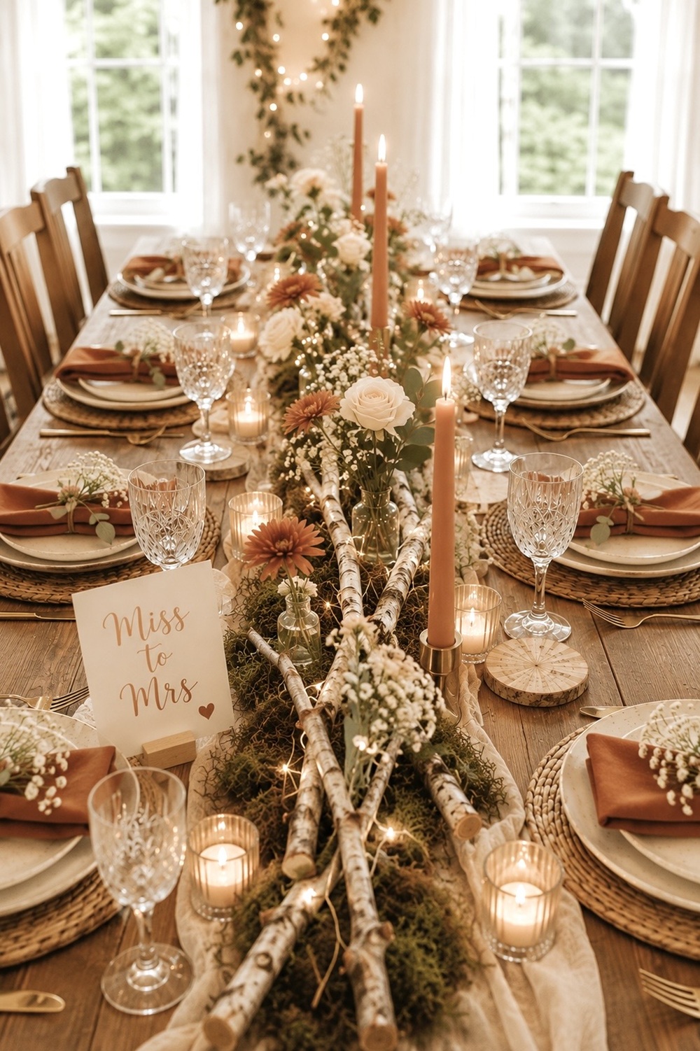 Transform your bridal shower into an enchanting woodland escape this fall! 🍂✨ Perfect for nature lovers, this Woodland Bridal Shower theme blends rustic charm with autumnal elegance. Imagine a setting adorned with mossy centrepieces, earthy tones, and twinkling fairy lights. 🕯️🌿 Keywords like "fall wedding inspiration," "rustic bridal shower," and "nature-themed party" will guide your planning. Pin this for a magical day filled with cozy moments, woodland creatures, and organic beauty. Discover how to create a memorable, nature-inspired celebration that your guests will cherish. #FallBridalShower #WoodlandWedding #RusticCharm