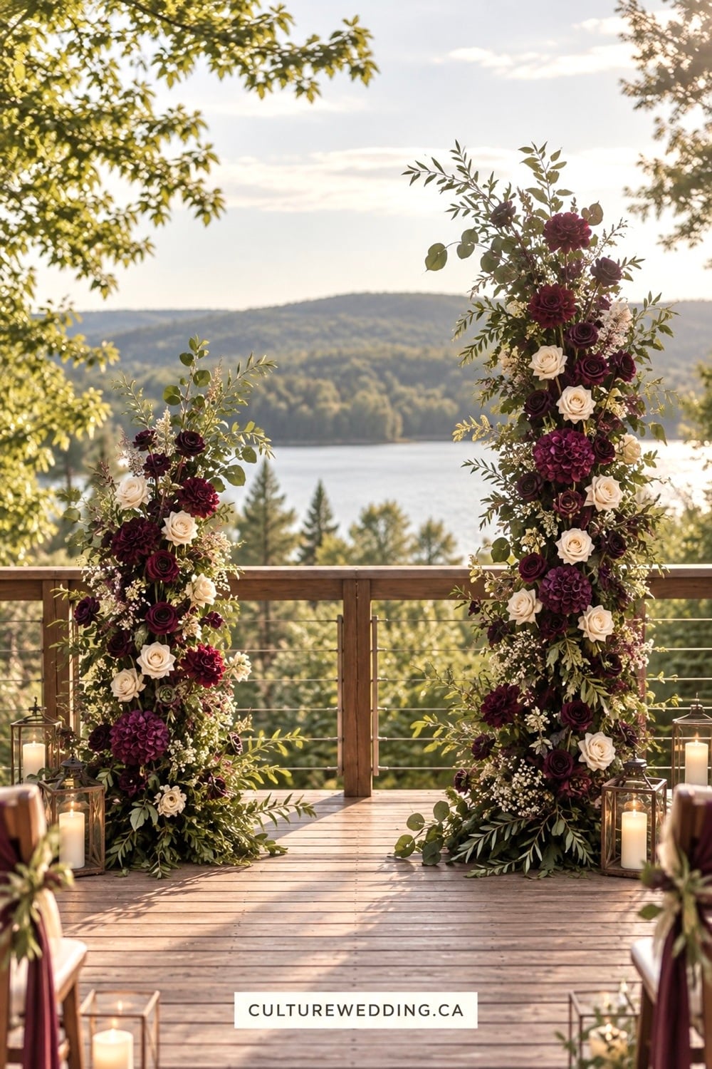 Elevate your wedding with an enchanting asymmetrical plum wedding ceremony arch that combines elegance and modern design. This stunning arch features lush florals and rich plum hues, creating a romantic backdrop for your vows. Perfect for couples seeking unique wedding decor, this arch is a versatile statement piece that complements any theme. Whether you’re planning a rustic outdoor ceremony or a chic indoor celebration, this arch transforms your venue into a dreamy setting. Explore more wedding inspiration and ceremony ideas to craft your unforgettable day. #WeddingArch #PlumWedding #AsymmetricalDesign