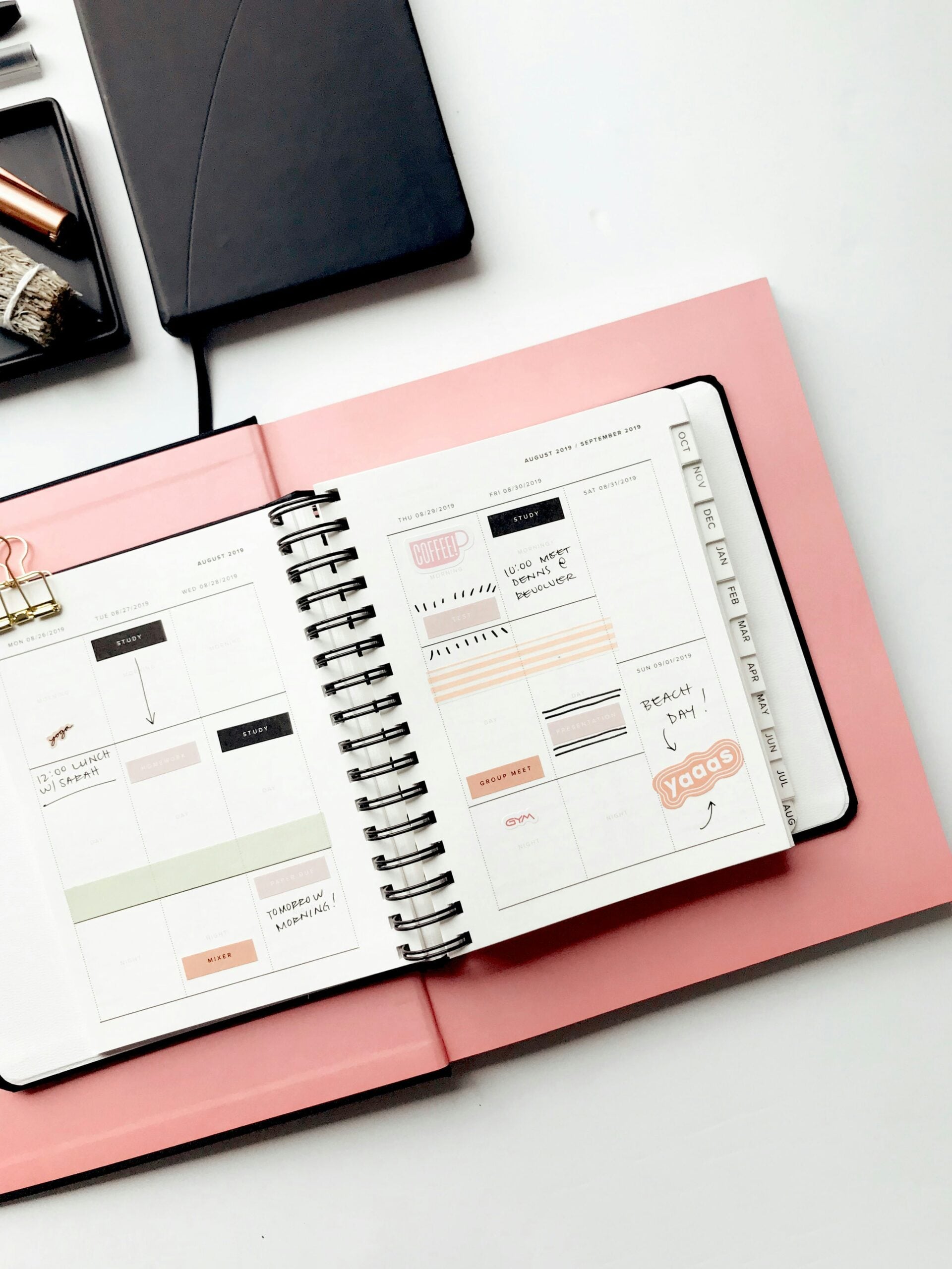 4. Use Your Wellness Routine to Manage Wedding Planning Stress Let's talk about the part of wedding planning that doesn't always make it into the pretty Pinterest pictures: the stress! You may be dealing with budget decisions, family opinions, vendor changes or the pressure to make every detail perfect. Even if you absolutely love planning your wedding, it can become overwhelming when everything starts happening at once. This is where small wellness habits can be helpful. Try pairing a stressful planning task with a calming activity. For example: After a vendor meeting, take a short walk before returning to work. Before discussing your wedding budget, spend a few minutes breathing slowly. After an evening of Pinterest scrolling, put your phone away and stretch. On a particularly busy day, replace an unnecessary task with a little downtime. When family opinions become overwhelming, pause before responding instead of feeling pressured to settle everything immediately. You can also delegate tasks to your wedding party, partner or wedding planner. Remember, you don't have to personally manage every single detail for your wedding to be beautiful. If you're approaching your final week of wedding planning, our Ultimate Wedding Week Checklist for Brides can help you organize the practical details while leaving more room for rest. And if your wedding morning is approaching, check out our guide to The Perfect Wedding Day Getting-Ready Timeline for more ideas to help your preparations feel organized. Pairing a realistic wedding plan with a few mindful habits can help you feel more prepared to enjoy the celebration.
